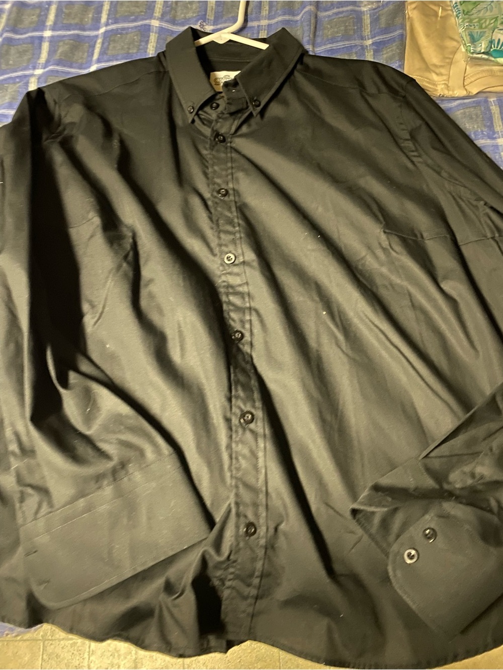 Classic Black Button-Down Shirt